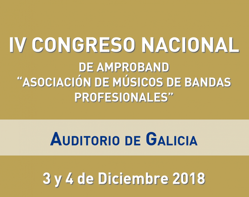 IV CONGRESO NACIONAL DE AMPROBAND, 3 y 4 de diciembre 2018